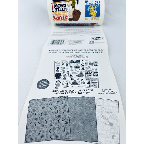 Vintage 2004 Sandy Lion‎ Sticker Roll Peanuts Sayings Phrase Snoopy Scrapbooking - Picture 6 of 11
